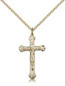 Crucifix Pendant, Gold Filled [BL4766]