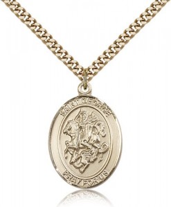 St. George Medal, Gold Filled, Large [BL1929]