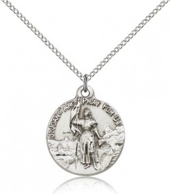 St. Joan of Arc Medal, Sterling Silver [BL4208]