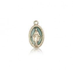 Miraculous Medal, 14 Karat Gold [BL5802]