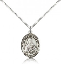 Our Lady of the Railroad Medal, Sterling Silver, Medium [BL0469]