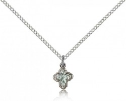 4 Way Cross Pendant, Sterling Silver [BL4278]