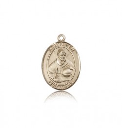 St. Albert the Great Medal, 14 Karat Gold, Medium [BL0619]
