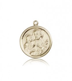 St. Joseph Medal, 14 Karat Gold [BL5887]