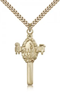 Cross Pendant, Gold Filled [BL6711]