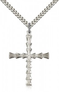 Cross Pendant, Sterling Silver [BL6813]