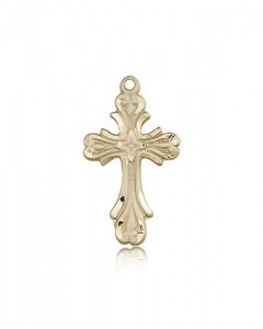 Cross Pendant, 14 Karat Gold [BL6290]