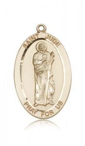 St. Jude Medal, 14 Karat Gold [BL6649]