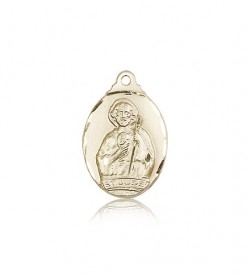 St. Jude Medal, 14 Karat Gold [BL4510]