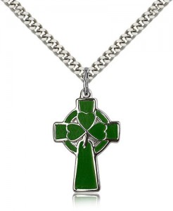 Celtic Cross Pendant, Sterling Silver [BL6477]