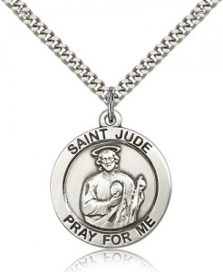 St. Jude Medal, Sterling Silver [BL5742]