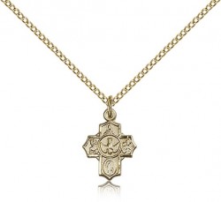 5 Way Cross Pendant, Gold Filled [BL5512]