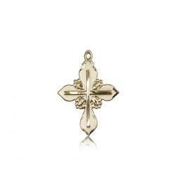 Cross Pendant, 14 Karat Gold [BL6794]