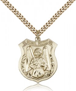 St. Michael the Archangel Medal, Gold Filled [BL6484]