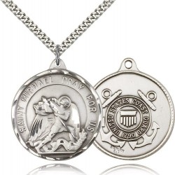 St. Joseph Coast Guard Medal, Sterling Silver [BL4223]