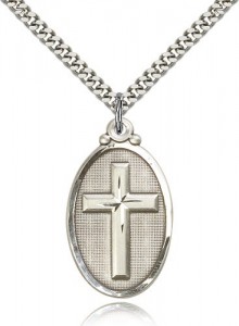 Cross Pendant, Sterling Silver [BL5977]