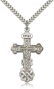 Cross Pendant, Sterling Silver [BL4371]