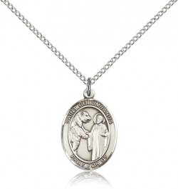 St. Columbanus Medal, Sterling Silver, Medium [BL1545]
