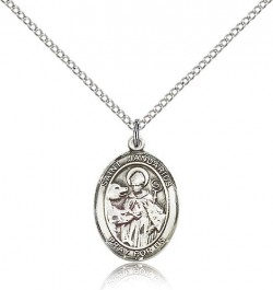 St. Januarius Medal, Sterling Silver, Medium [BL2176]
