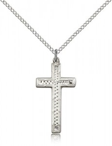 Cross Pendant, Sterling Silver [BL6662]