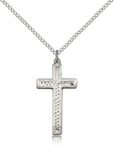 Cross Pendant, Sterling Silver [BL6662]