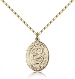 St. Jason Medal, Gold Filled, Medium [BL2182]