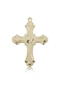Cross Pendant, 14 Karat Gold [BL6754]