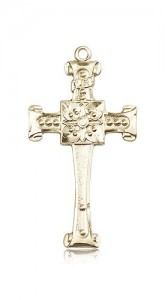Cross Pendant, 14 Karat Gold [BL4485]