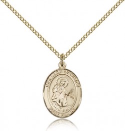 Our Lady of Mercy Medal, Gold Filled, Medium [BL0385]