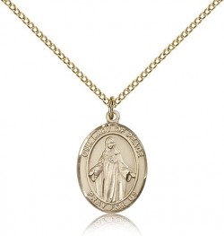 Our Lady of Peace Medal, Gold Filled, Medium [BL0412]