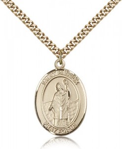 St. Patrick Medal, Gold Filled, Large [BL3000]