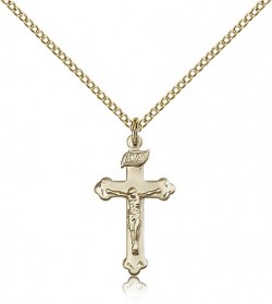 Crucifix Pendant, Gold Filled [BL4781]