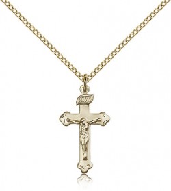 Crucifix Pendant, Gold Filled [BL4781]