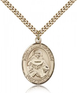 St. Julie Billiart Medal, Gold Filled, Large [BL2496]