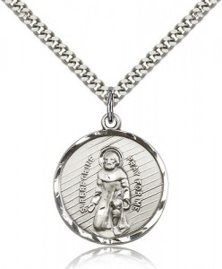 St. Perregrine Medal, Sterling Silver [BL6328]