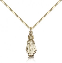 Infant of Prague Medal, Gold Filled [BL4927]
