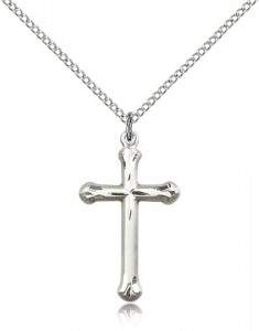 Cross Pendant, Sterling Silver [BL6704]