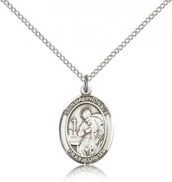 St. Alphonsus Medal, Sterling Silver, Medium [BL0670]