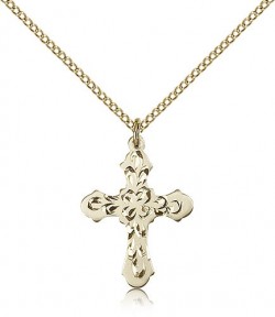 Cross Pendant, Gold Filled [BL6734]