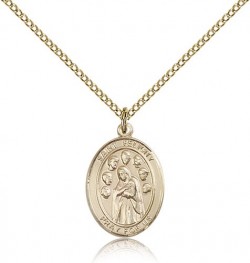 St. Felicity Medal, Gold Filled, Medium [BL1757]