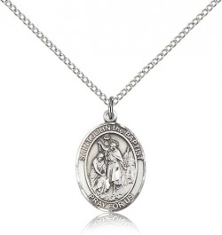 St. John the Baptist Medal, Sterling Silver, Medium [BL2374]