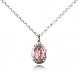 Miraculous Medal, Sterling Silver [BL4797]
