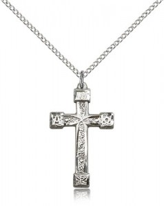 Cross Pendant, Sterling Silver [BL6665]