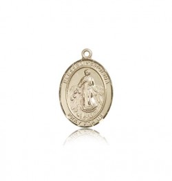 Blessed Karolina Kozkowna Medal, 14 Karat Gold, Medium [BL0011]