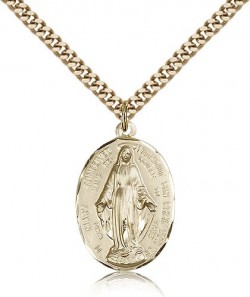 Immaculate Conception Medal, Gold Filled [BL6877]