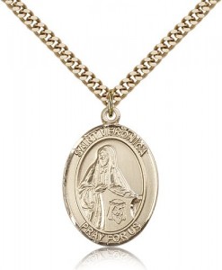 St. Veronica Medal, Gold Filled, Large [BL3853]