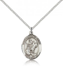 St. Martin of Tours Medal, Sterling Silver, Medium [BL2793]