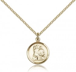 St. Raphael Medal, Gold Filled [BL4533]