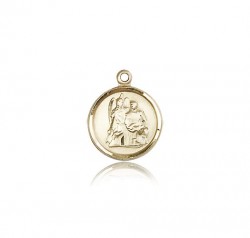 St. Raphael Medal, 14 Karat Gold [BL4535]