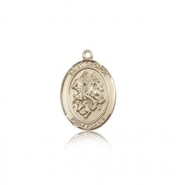 St. George Medal, 14 Karat Gold, Medium [BL1927]